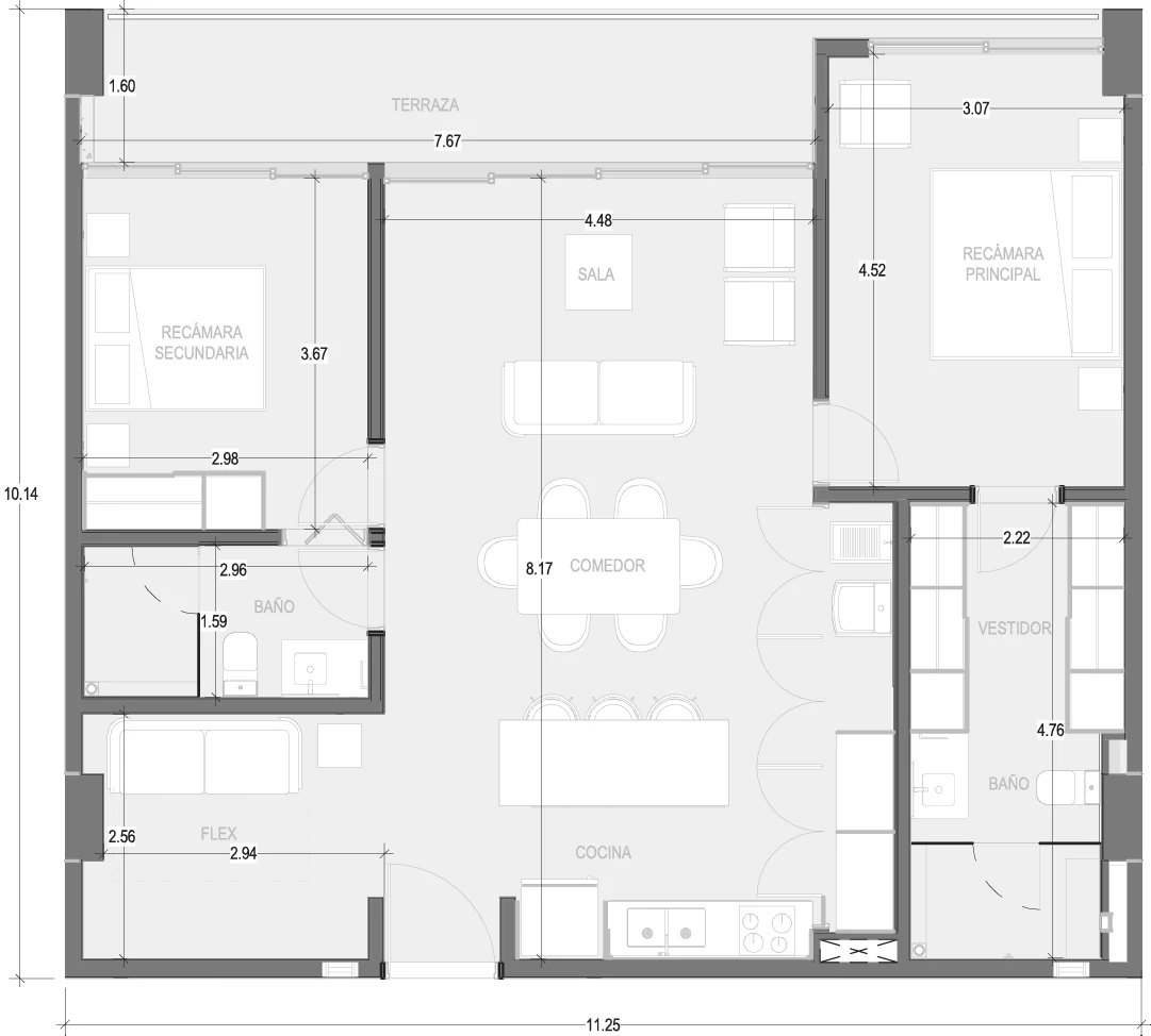 Plano de Condo B201