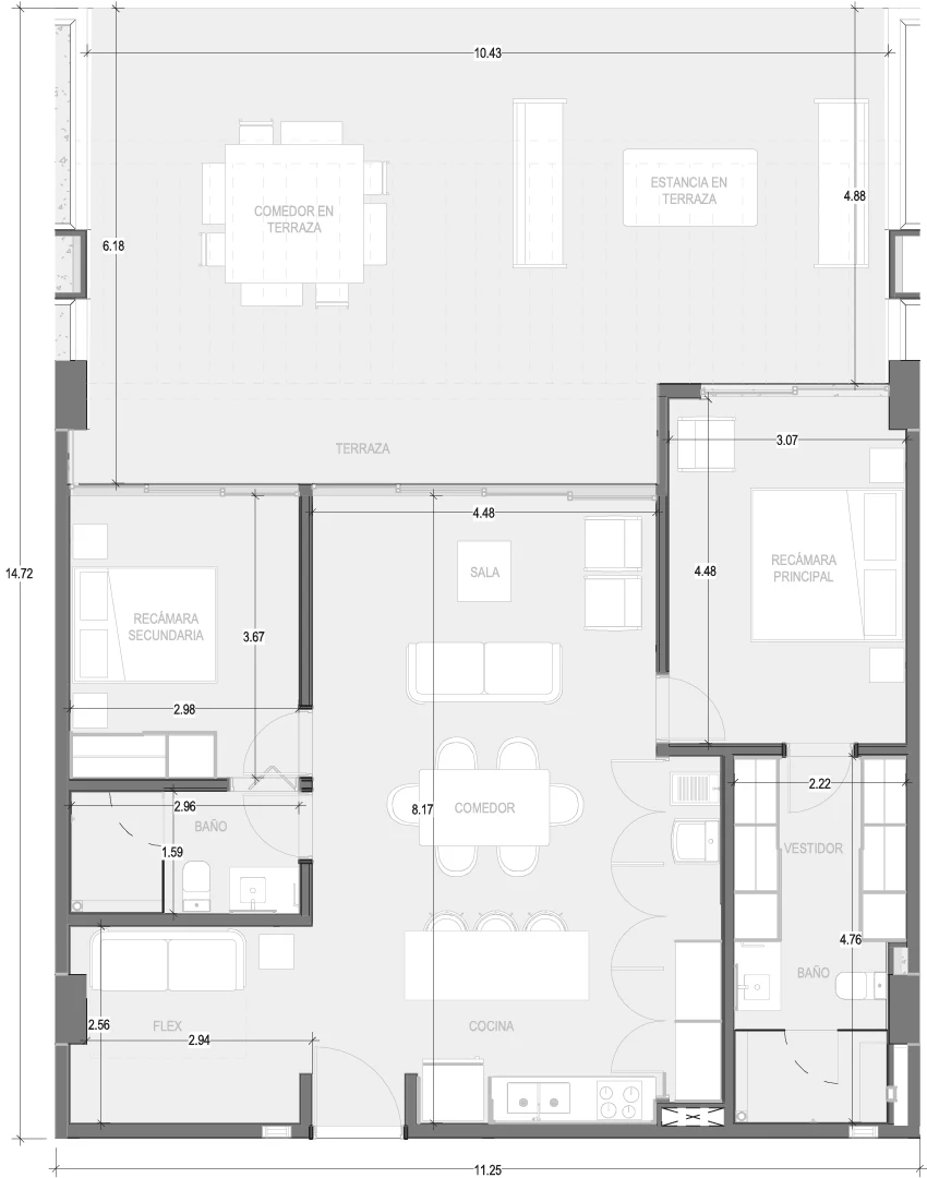 Plano de Condo B107