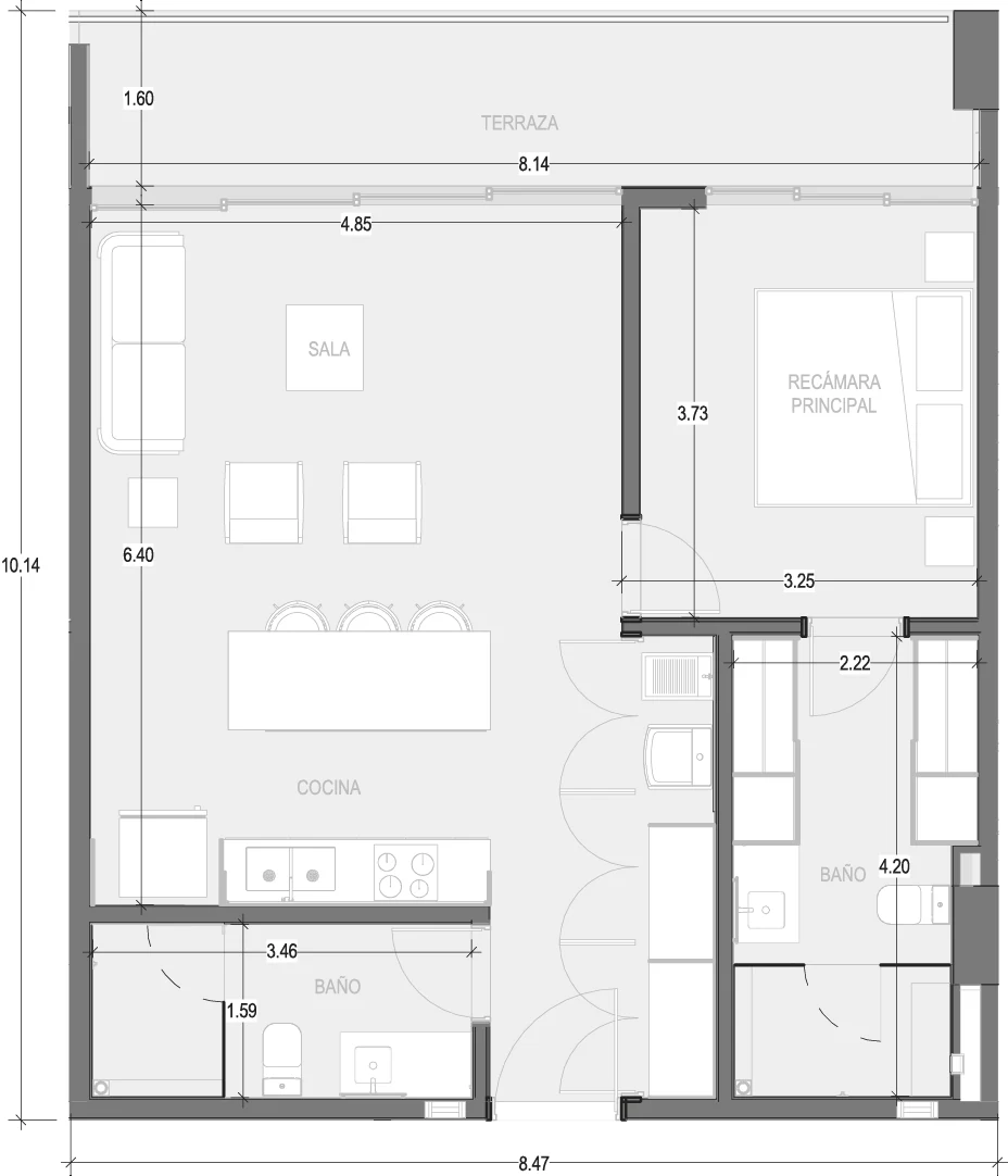 Plano de Condo B306