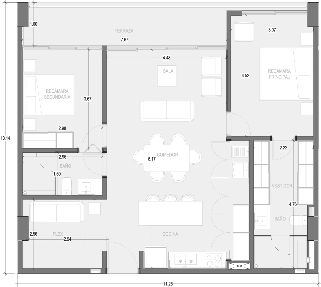 Plano de Condo A301