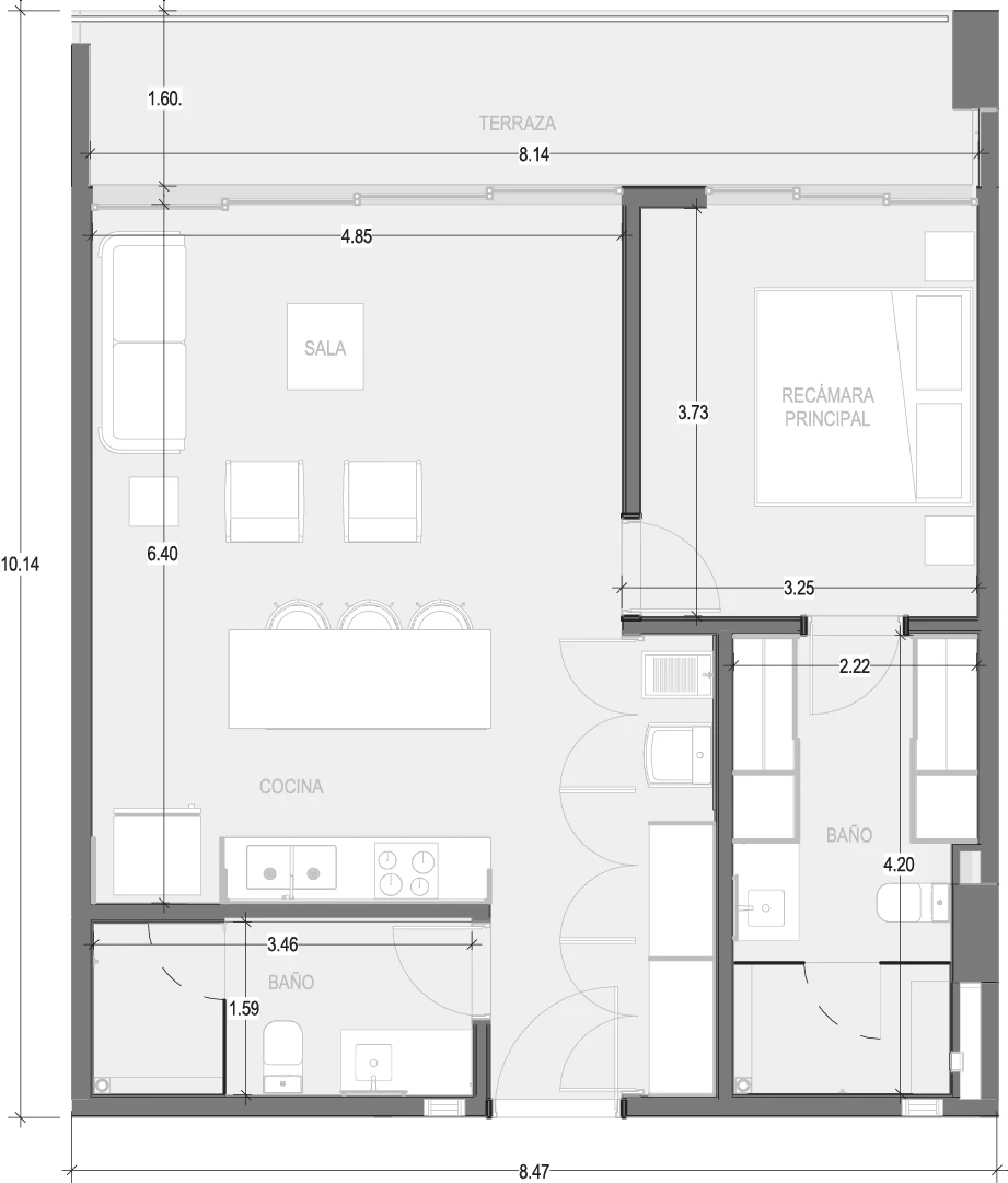 Plano de Condo B206