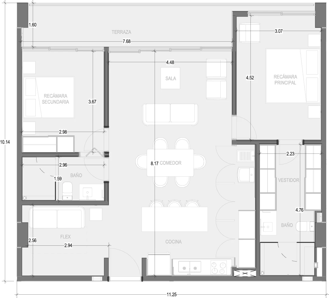 Plano de Condo A204